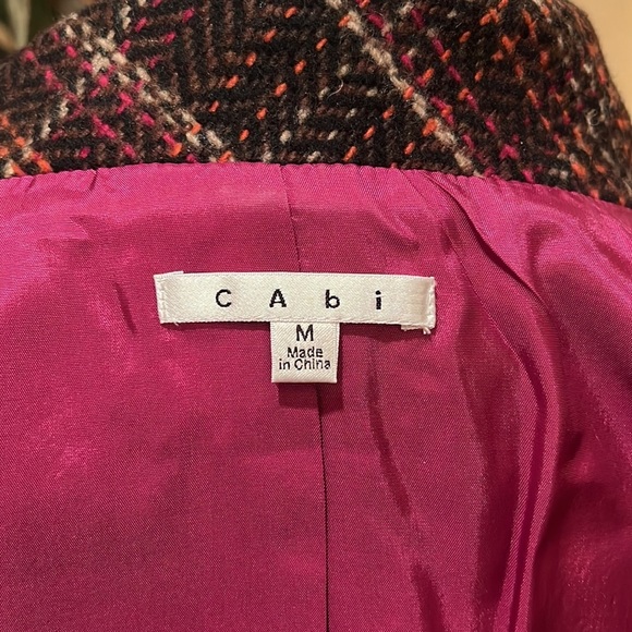 Cabi multicolored vest with button down front and ties. Size M, great condition - Picture 6 of 7
